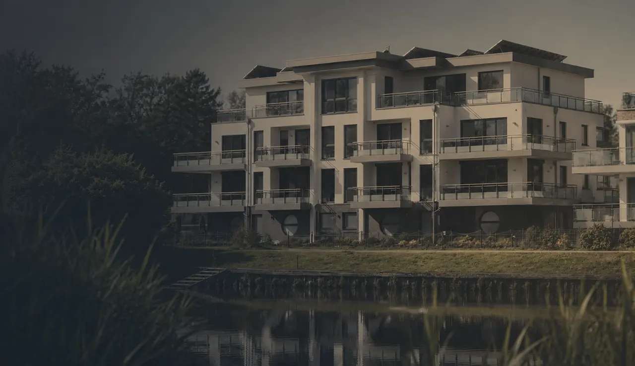 Neue Seelust – Ferienhaus mit Balkonen am See in Bad Bederkesa
